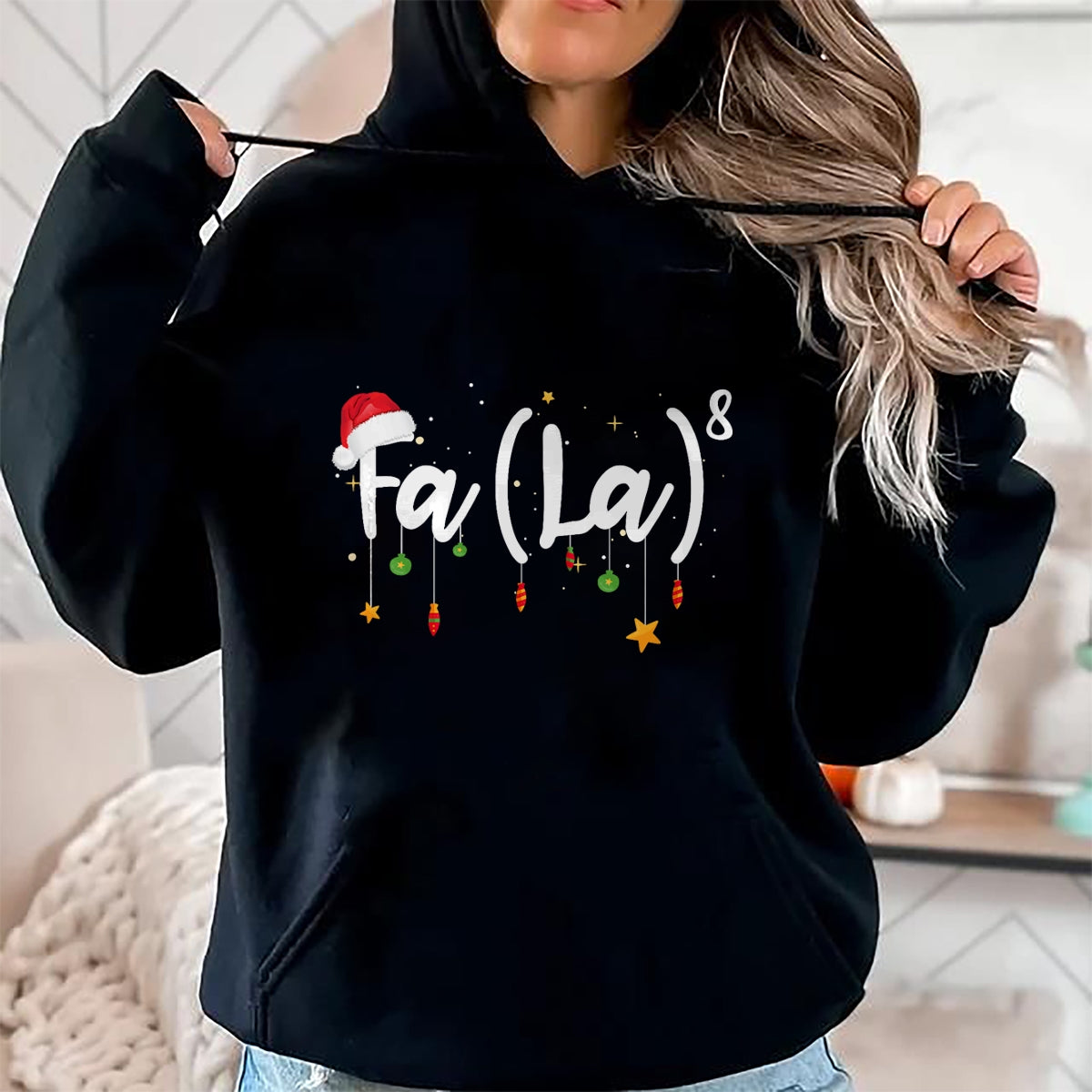 FA (LA)8 Funny Christmas Santa Fa La Math T-Shirt - Christmas Unisex T-Shirt/Hoodie/Sweatshirt - ZON00