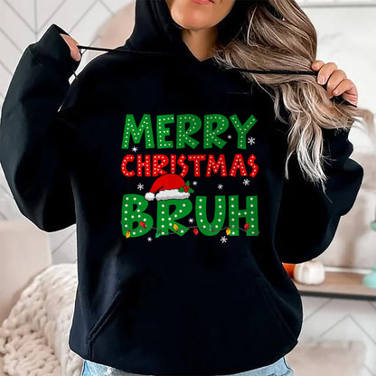 Bruh Meme Funny Saying Bro Greeting Teens Boys Men Christmas T-Shirt - Christmas Unisex T-Shirt/Hoodie/Sweatshirt - ZON00