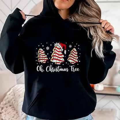 Groovy Oh Christmas Tree Cakes Debbie Becky Jen Cake Lovers T-Shirt - Christmas Unisex T-Shirt/Hoodie/Sweatshirt - ZON00