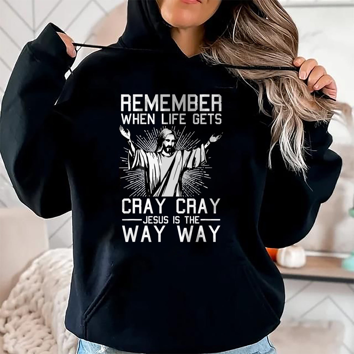 Jesus Is The Way Christmas Funny Faith Religious Christian T-Shirt - Christmas Unisex T-Shirt/Hoodie/Sweatshirt - ZON00