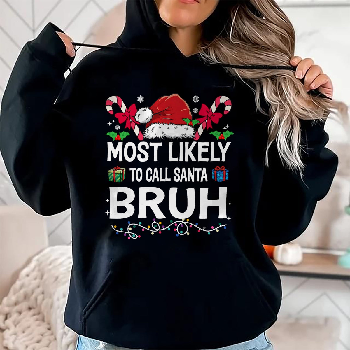 Most Likely To Christmas Matching Family Pajamas Funny T-Shirt - Christmas Unisex T-Shirt/Hoodie/Sweatshirt - ZON00