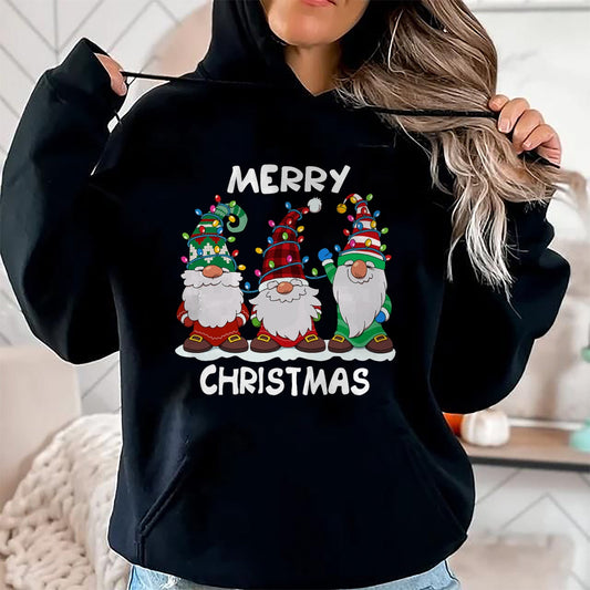 Merry Christmas Gnomes Xmas Family Men Women T-Shirt - Christmas Unisex T-Shirt/Hoodie/Sweatshirt - ZON00