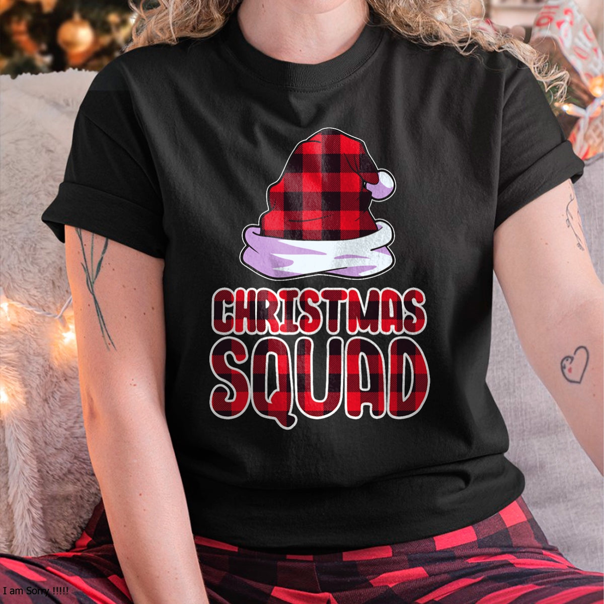 Christmas Squad Family Group Matching Christmas Party Pajama T-Shirt - Christmas Unisex T-Shirt/Hoodie/Sweatshirt - ZON00