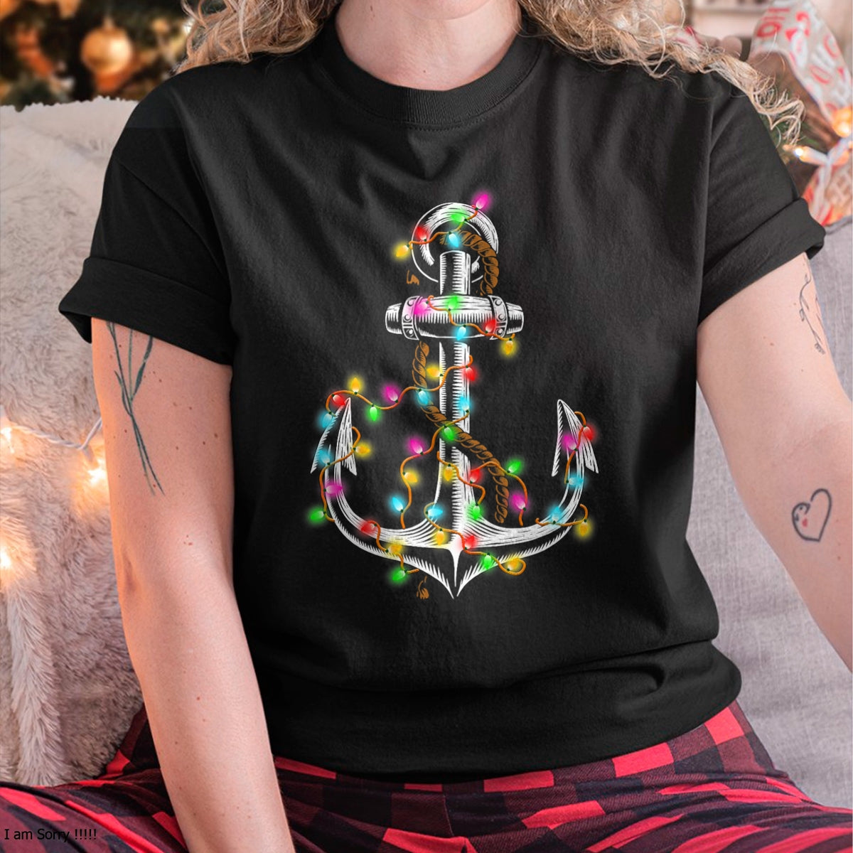 Christmas Lights Boating Sailing Cruise Boat Gifts T-Shirt - Christmas Unisex T-Shirt/Hoodie/Sweatshirt - ZON00