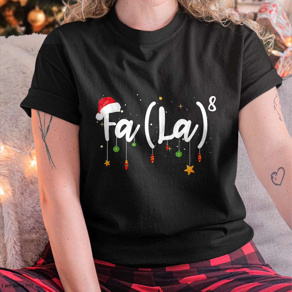 FA (LA)8 Funny Christmas Santa Fa La Math T-Shirt - Christmas Unisex T-Shirt/Hoodie/Sweatshirt - ZON00