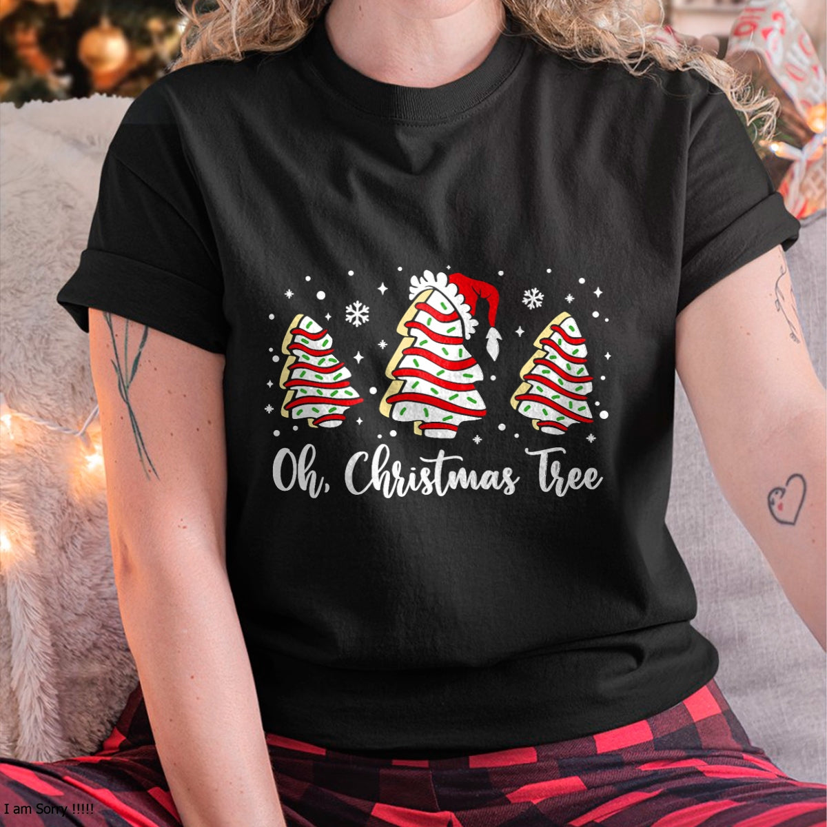 Groovy Oh Christmas Tree Cakes Debbie Becky Jen Cake Lovers T-Shirt - Christmas Unisex T-Shirt/Hoodie/Sweatshirt - ZON00