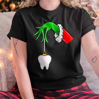 Christmas Tooth Dentist Dental Assistant Teeth Xmas Pajamas T-Shirt - Christmas Unisex T-Shirt/Hoodie/Sweatshirt - ZON00