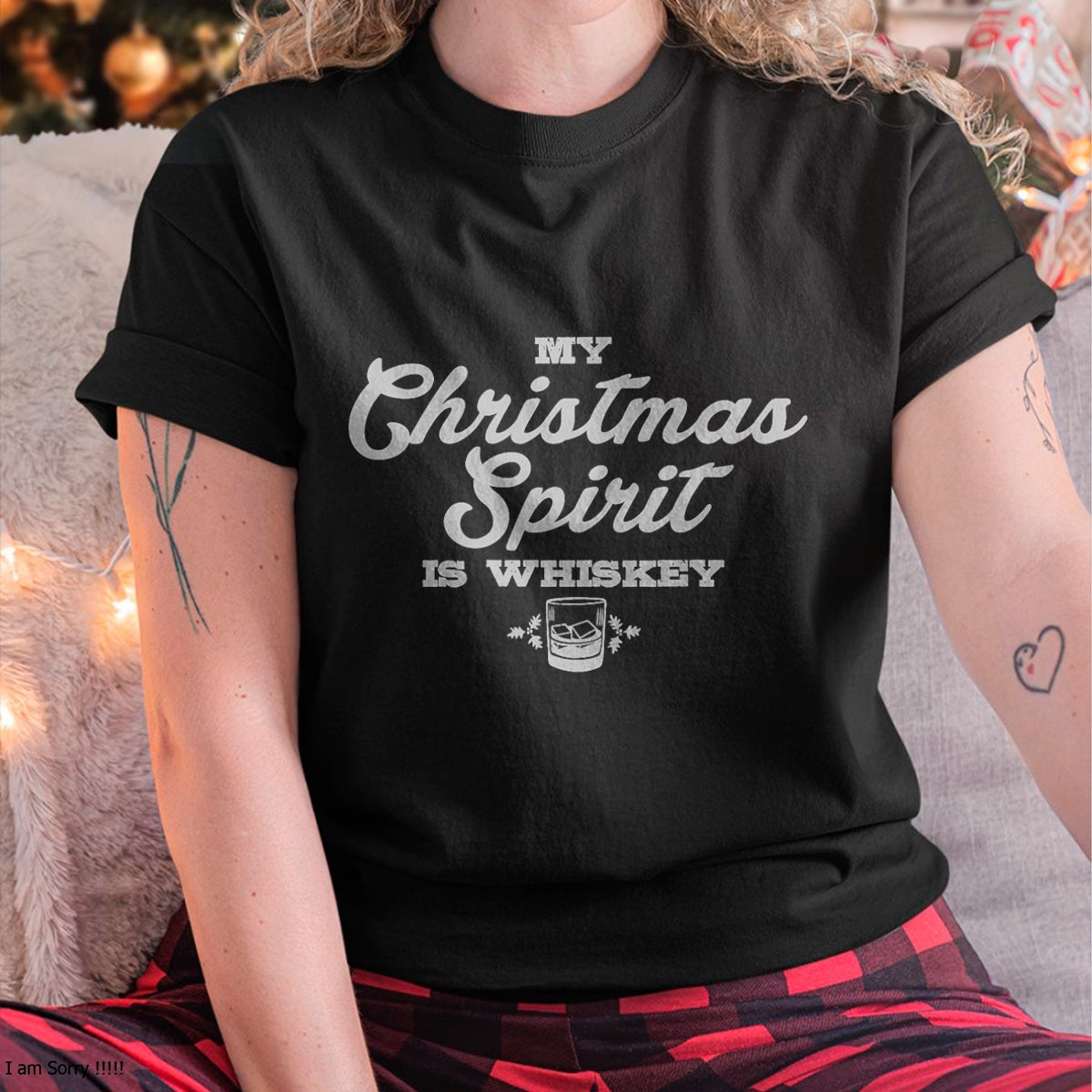Funny Christmas Drinking Shirt Whiskey Liquor Drinker Saying T-Shirt - Christmas Unisex T-Shirt/Hoodie/Sweatshirt - ZON00