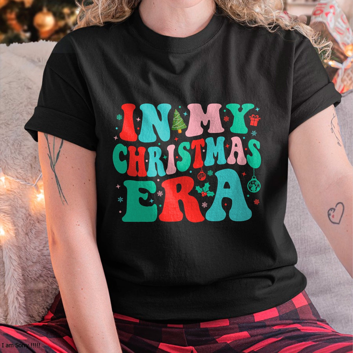 In My Christmas Era Cute Groovy Christmas Holiday Xmas T-Shirt - Christmas Unisex T-Shirt/Hoodie/Sweatshirt - ZON00