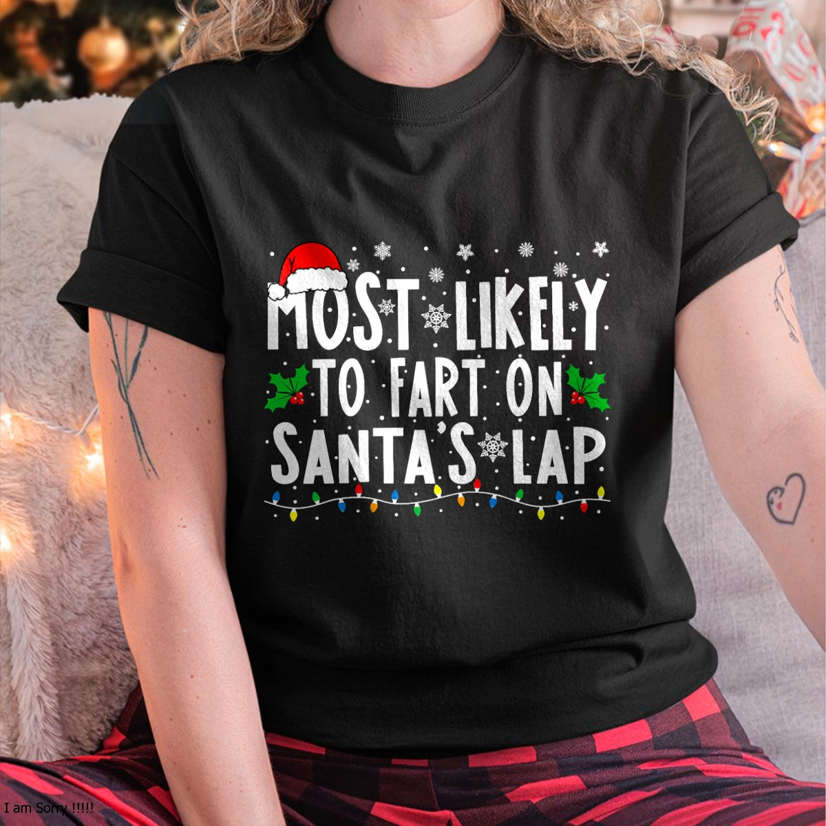 Most Likely to Fix Santa Sleigh Family Matching Christmas T-Shirt - Christmas Unisex T-Shirt/Hoodie/Sweatshirt - ZON00