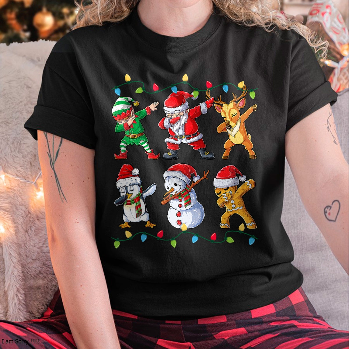 Dabbing Santa Elf Friends Christmas Boys Girls Men Xmas Dab T-Shirt - Christmas Unisex T-Shirt/Hoodie/Sweatshirt - ZON00
