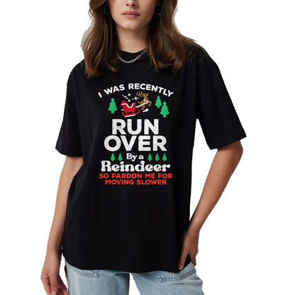 Christmas Runover By Reindeer Funny Xmas Women Men Kids T-Shirt - Christmas Unisex T-Shirt/Hoodie/Sweatshirt - ZON00
