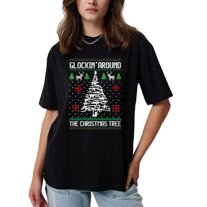 Funny Guns Ugly Christmas Sweaters for Gun Lovers Men Women T-Shirt - Christmas Unisex T-Shirt/Hoodie/Sweatshirt - ZON00