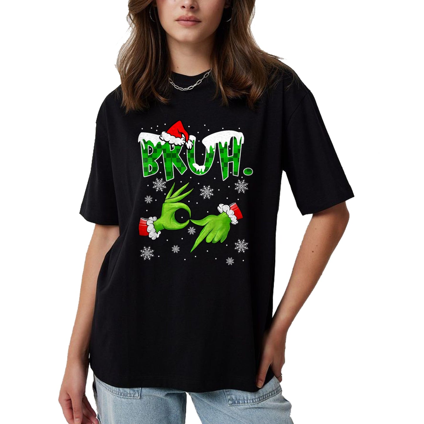 Bruh 67 Six Seven 6 7 Meme Christmas Funny Gen Alpha Slang T-Shirt  - Christmas Unisex T-Shirt/Hoodie/Sweatshirt - ZON00