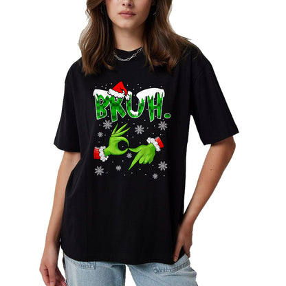 Bruh 67 Six Seven 6 7 Meme Christmas Funny Gen Alpha Slang T-Shirt  - Christmas Unisex T-Shirt/Hoodie/Sweatshirt - ZON00