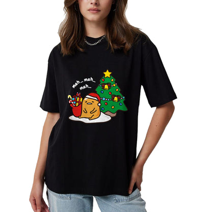 Gudetama Christmas Tree Hoodie Sweatshirt Pullover Hoodie - Christmas Unisex T-Shirt/Hoodie/Sweatshirt - ZON00