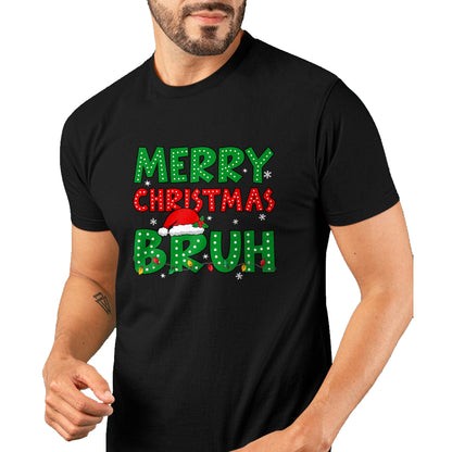 Bruh Meme Funny Saying Bro Greeting Teens Boys Men Christmas T-Shirt - Christmas Unisex T-Shirt/Hoodie/Sweatshirt - ZON00