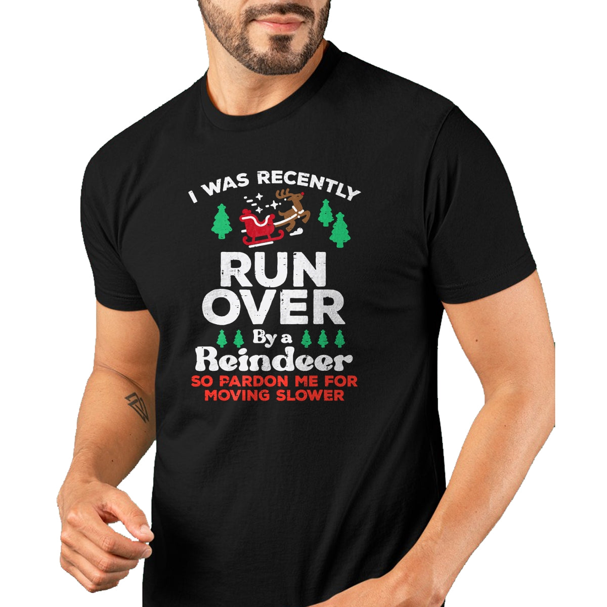 Christmas Runover By Reindeer Funny Xmas Women Men Kids T-Shirt - Christmas Unisex T-Shirt/Hoodie/Sweatshirt - ZON00