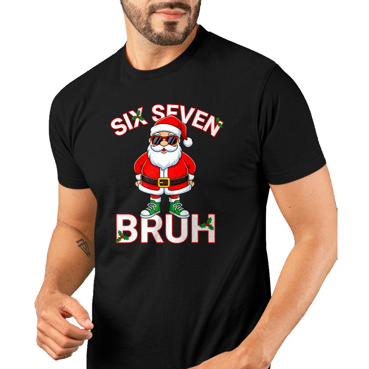 Funny 67 Six Seven Christmas Bruh Santa T-Shirt - Christmas Unisex T-Shirt/Hoodie/Sweatshirt - ZON00 (SKU-T-CHRISTMAS-1911A)