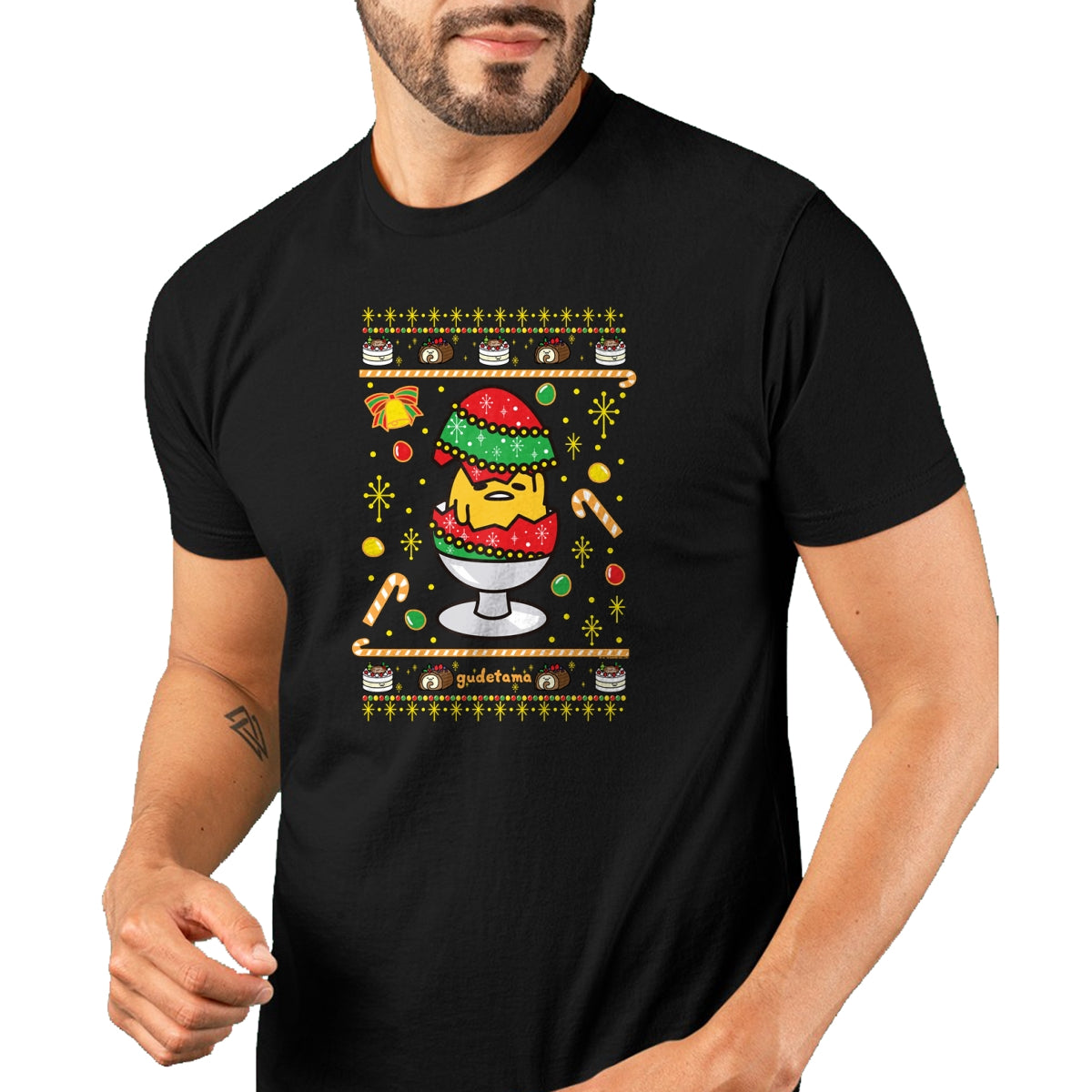Gudetama Ugly Christmas Egg T-Shirt - Christmas Unisex T-Shirt/Hoodie/Sweatshirt - ZON00