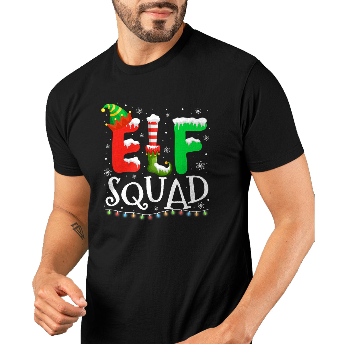 Elf Family Christmas Matching Pajamas Xmas Elf Squad T-Shirt - Christmas Unisex T-Shirt/Hoodie/Sweatshirt - ZON00