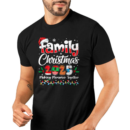 Family Christmas 2025 Matching Outfit Xmas Squad Santa T-Shirt - Christmas Unisex T-Shirt/Hoodie/Sweatshirt - ZON00