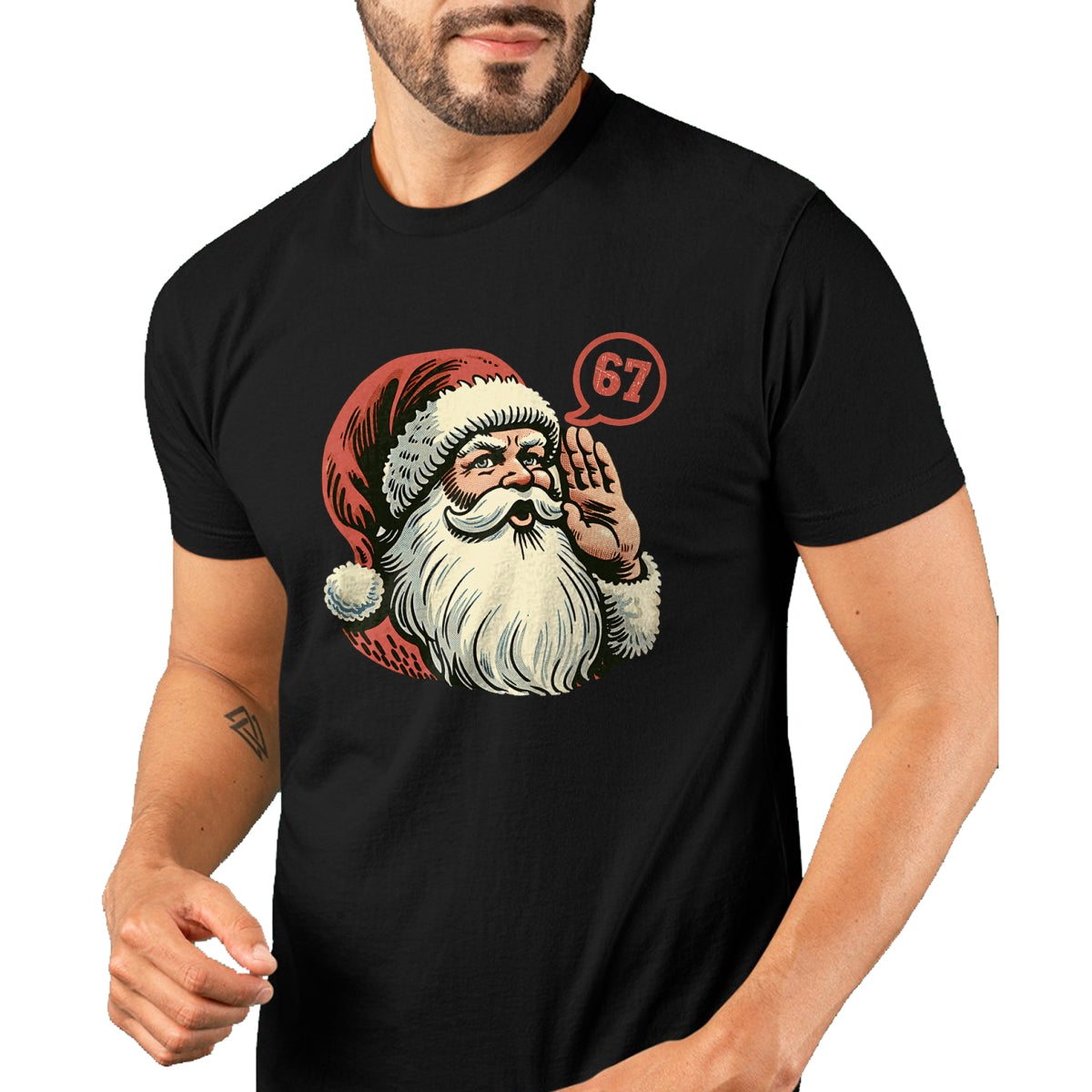 67 Christmas Funny Six Seven Meme Brainrot Santa Claus Boys T-Shirt - Christmas Unisex T-Shirt/Hoodie/Sweatshirt - ZON00
