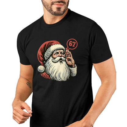 67 Christmas Funny Six Seven Meme Brainrot Santa Claus Boys T-Shirt - Christmas Unisex T-Shirt/Hoodie/Sweatshirt - ZON00