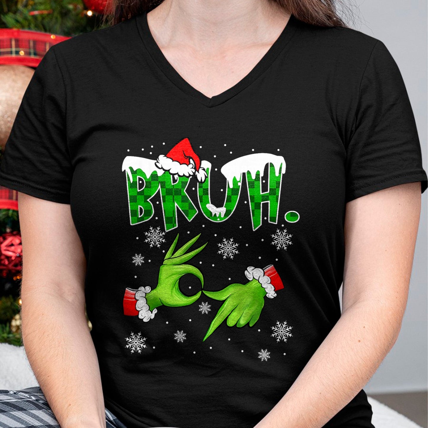 Bruh 67 Six Seven 6 7 Meme Christmas Funny Gen Alpha Slang T-Shirt  - Christmas Unisex T-Shirt/Hoodie/Sweatshirt - ZON00