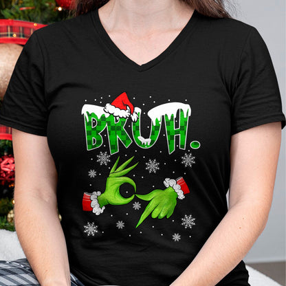 Bruh 67 Six Seven 6 7 Meme Christmas Funny Gen Alpha Slang T-Shirt  - Christmas Unisex T-Shirt/Hoodie/Sweatshirt - ZON00
