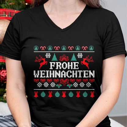 Frohe Weihnachten German Merry Christmas Holidays Germany T-Shirt - Christmas Unisex T-Shirt/Hoodie/Sweatshirt - ZON00