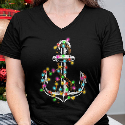 Christmas Lights Boating Sailing Cruise Boat Gifts T-Shirt - Christmas Unisex T-Shirt/Hoodie/Sweatshirt - ZON00