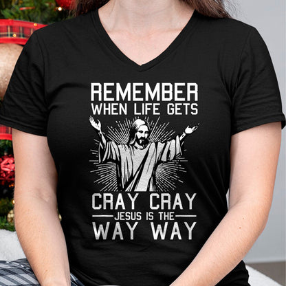 Jesus Is The Way Christmas Funny Faith Religious Christian T-Shirt - Christmas Unisex T-Shirt/Hoodie/Sweatshirt - ZON00
