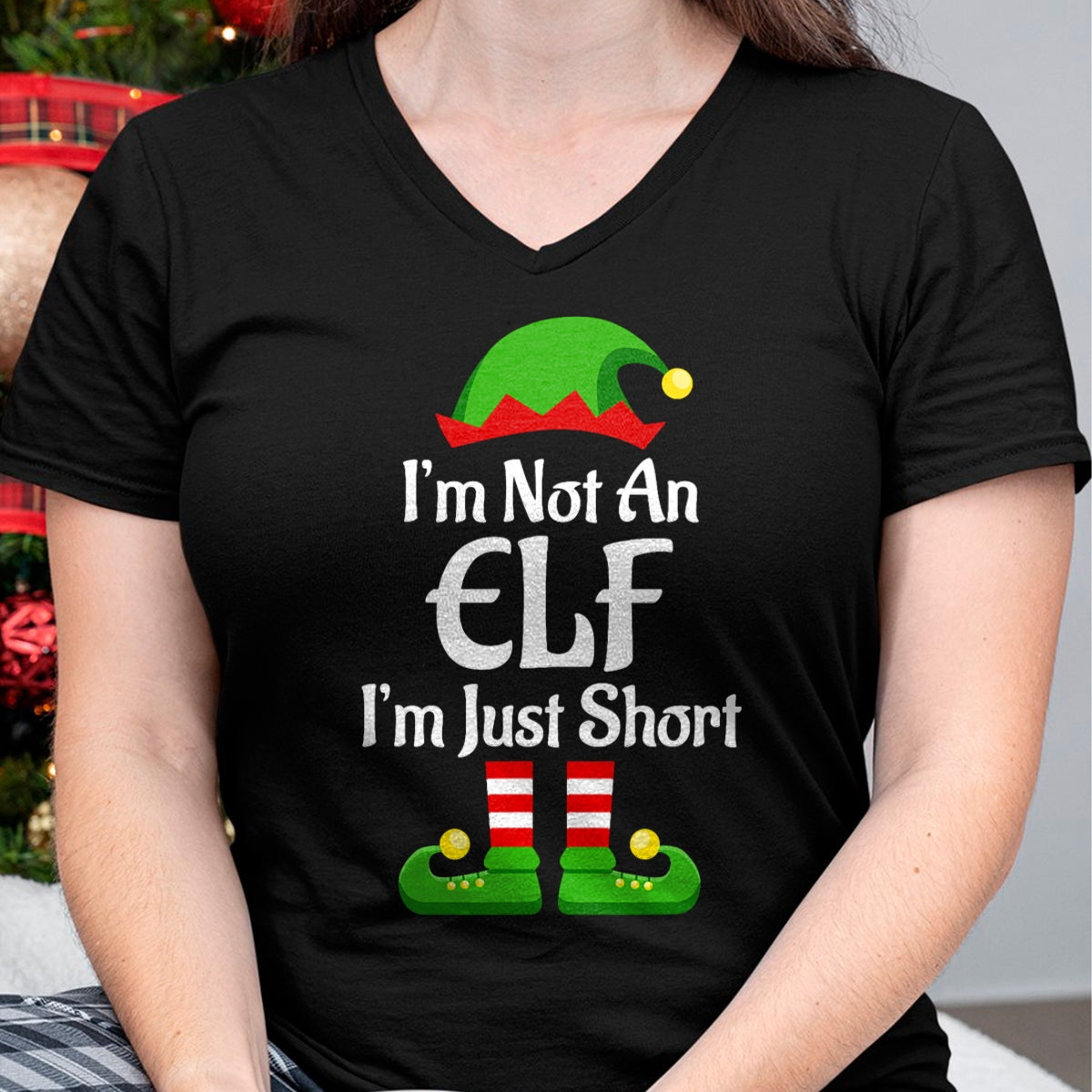 Im Not An Elf Family Christmas Pjs Matching Men Women Kids T-Shirt - Christmas Unisex T-Shirt/Hoodie/Sweatshirt - ZON00