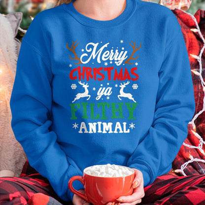Merry Christmas Animal Filthy Ya Xmas Pajama T-Shirt - Christmas Unisex T-Shirt/Hoodie/Sweatshirt - ZON00