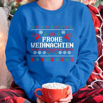 Frohe Weihnachten German Merry Christmas Holidays Germany T-Shirt - Christmas Unisex T-Shirt/Hoodie/Sweatshirt - ZON00
