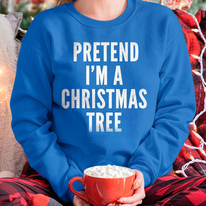 Funny Pretend Im A Christmas Tree Adult Christmas Costume T-Shirt - Christmas Unisex T-Shirt/Hoodie/Sweatshirt - ZON00