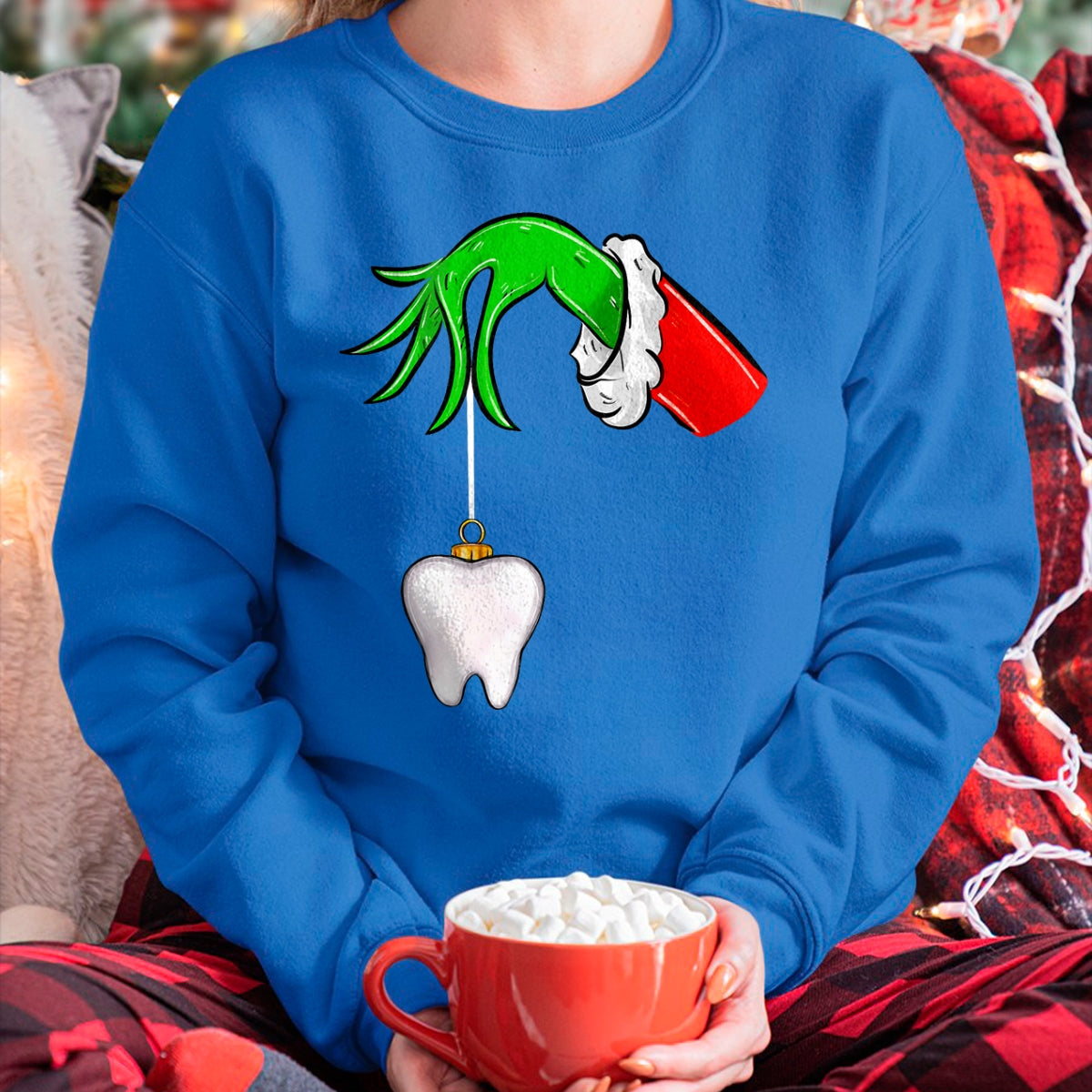 Christmas Tooth Dentist Dental Assistant Teeth Xmas Pajamas T-Shirt - Christmas Unisex T-Shirt/Hoodie/Sweatshirt - ZON00