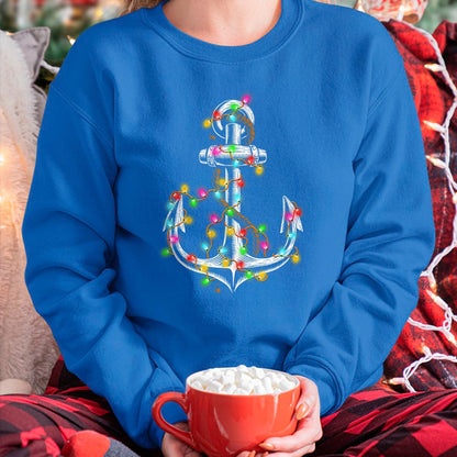 Christmas Lights Boating Sailing Cruise Boat Gifts T-Shirt - Christmas Unisex T-Shirt/Hoodie/Sweatshirt - ZON00