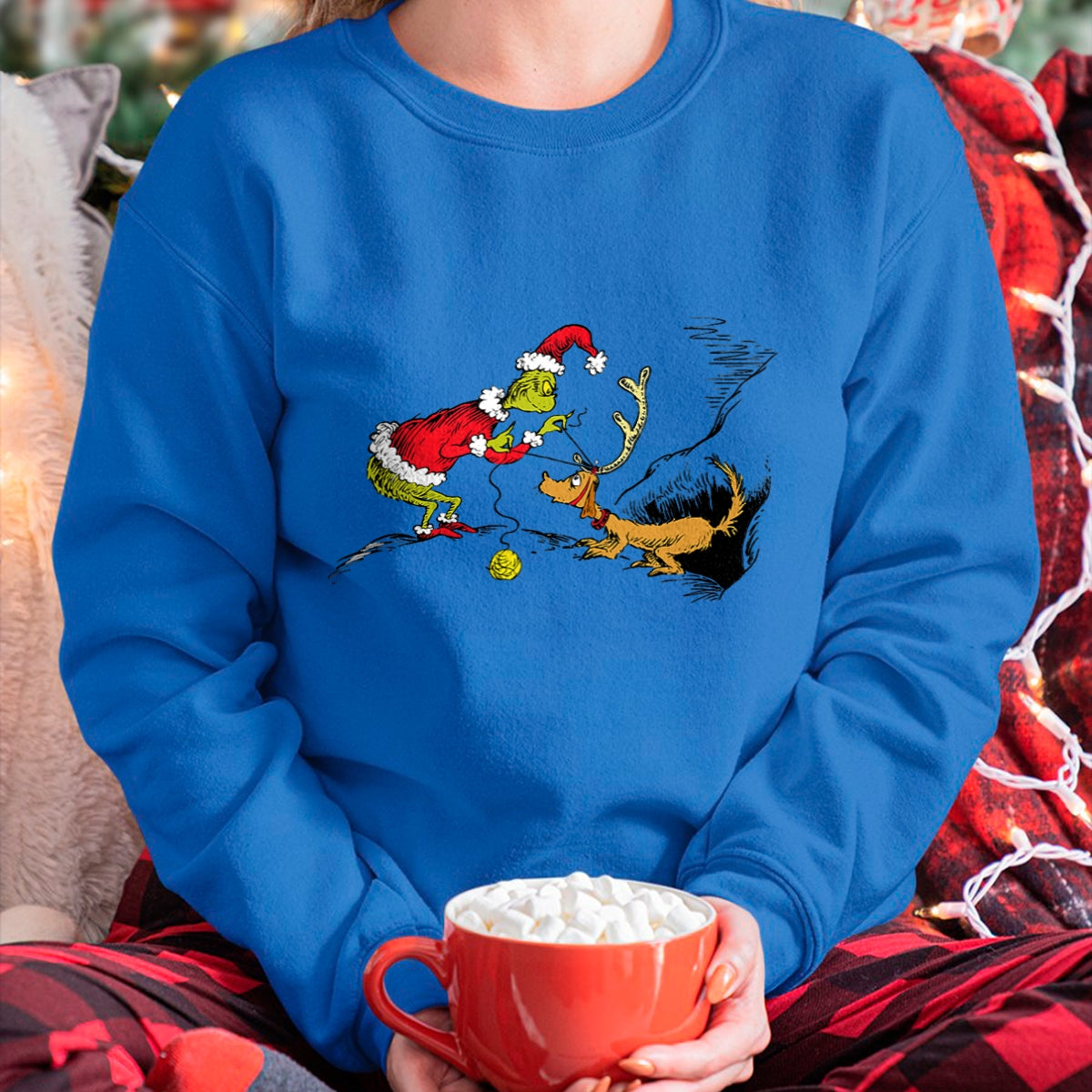 Dr. Seuss Reindeer T-shirt - Christmas Unisex T-Shirt/Hoodie/Sweatshirt - ZON00