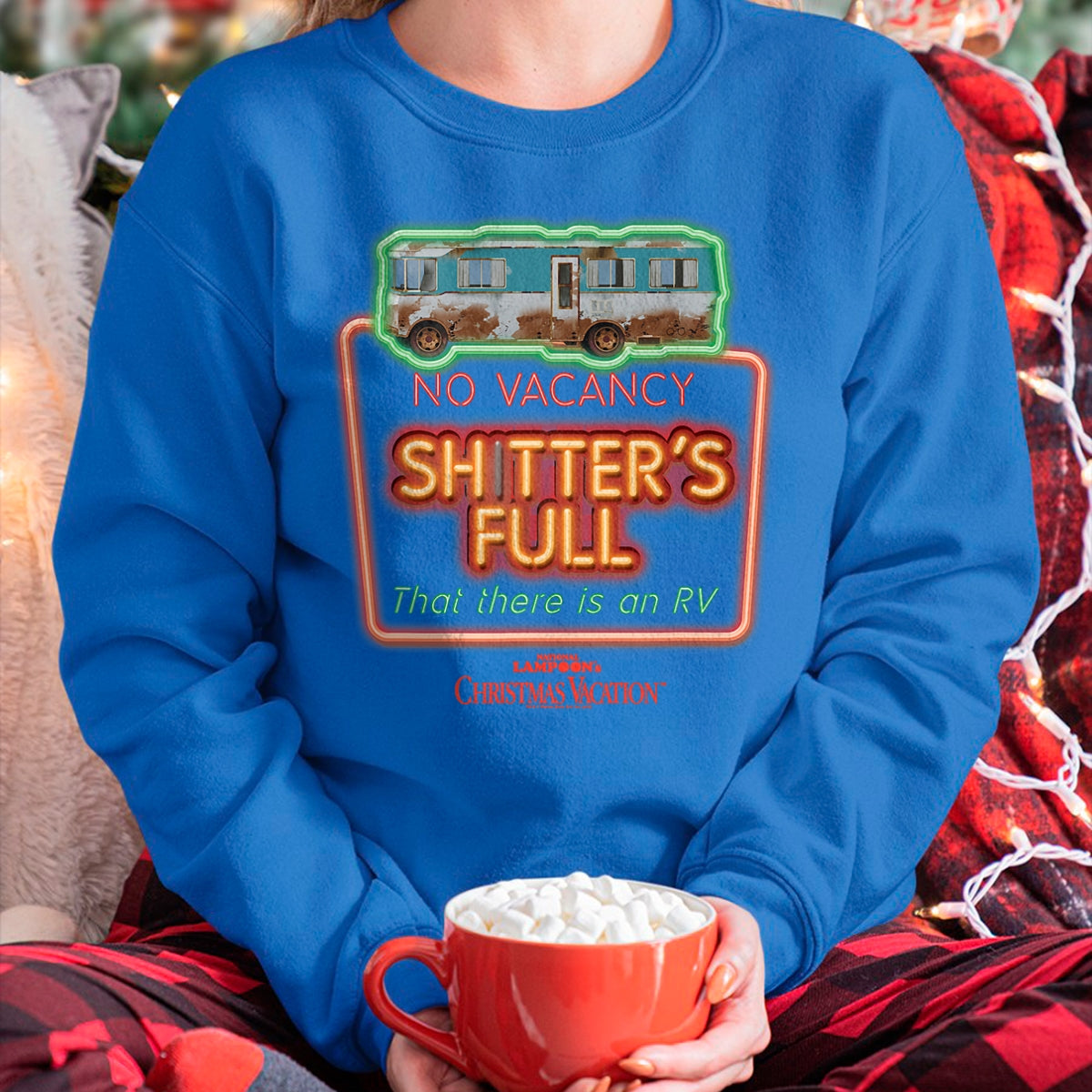 Christmas Vacation No Vacancy Shtter's Full Christmas T-Shirt - Christmas Unisex T-Shirt/Hoodie/Sweatshirt - ZON00