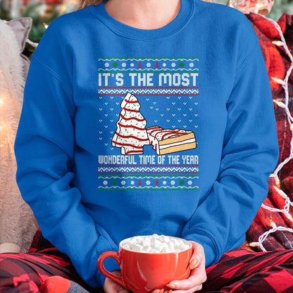 Its The Most Wonderful Time Of The Year Christmas tree cake T-Shirt - Christmas Unisex T-Shirt/Hoodie/Sweatshirt - ZON00