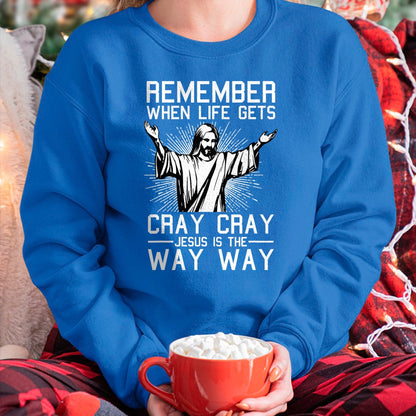 Jesus Is The Way Christmas Funny Faith Religious Christian T-Shirt - Christmas Unisex T-Shirt/Hoodie/Sweatshirt - ZON00