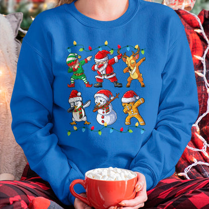 Dabbing Santa Elf Friends Christmas Boys Girls Men Xmas Dab T-Shirt - Christmas Unisex T-Shirt/Hoodie/Sweatshirt - ZON00