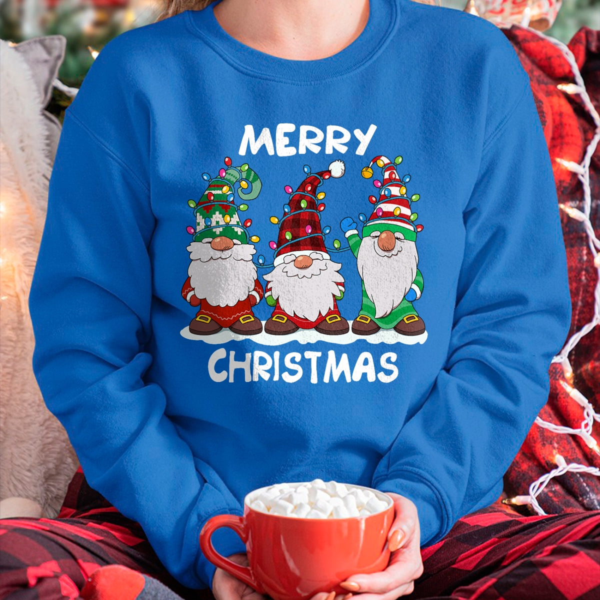 Merry Christmas Gnomes Xmas Family Men Women T-Shirt - Christmas Unisex T-Shirt/Hoodie/Sweatshirt - ZON00