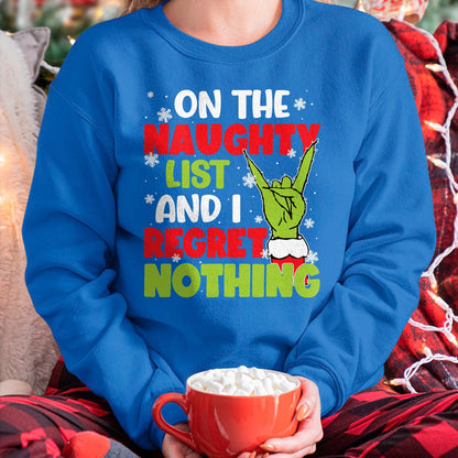 Funny Naughty List Christmas Xmas Santa Mens Womens Kids T-Shirt - Christmas Unisex T-Shirt/Hoodie/Sweatshirt - ZON00