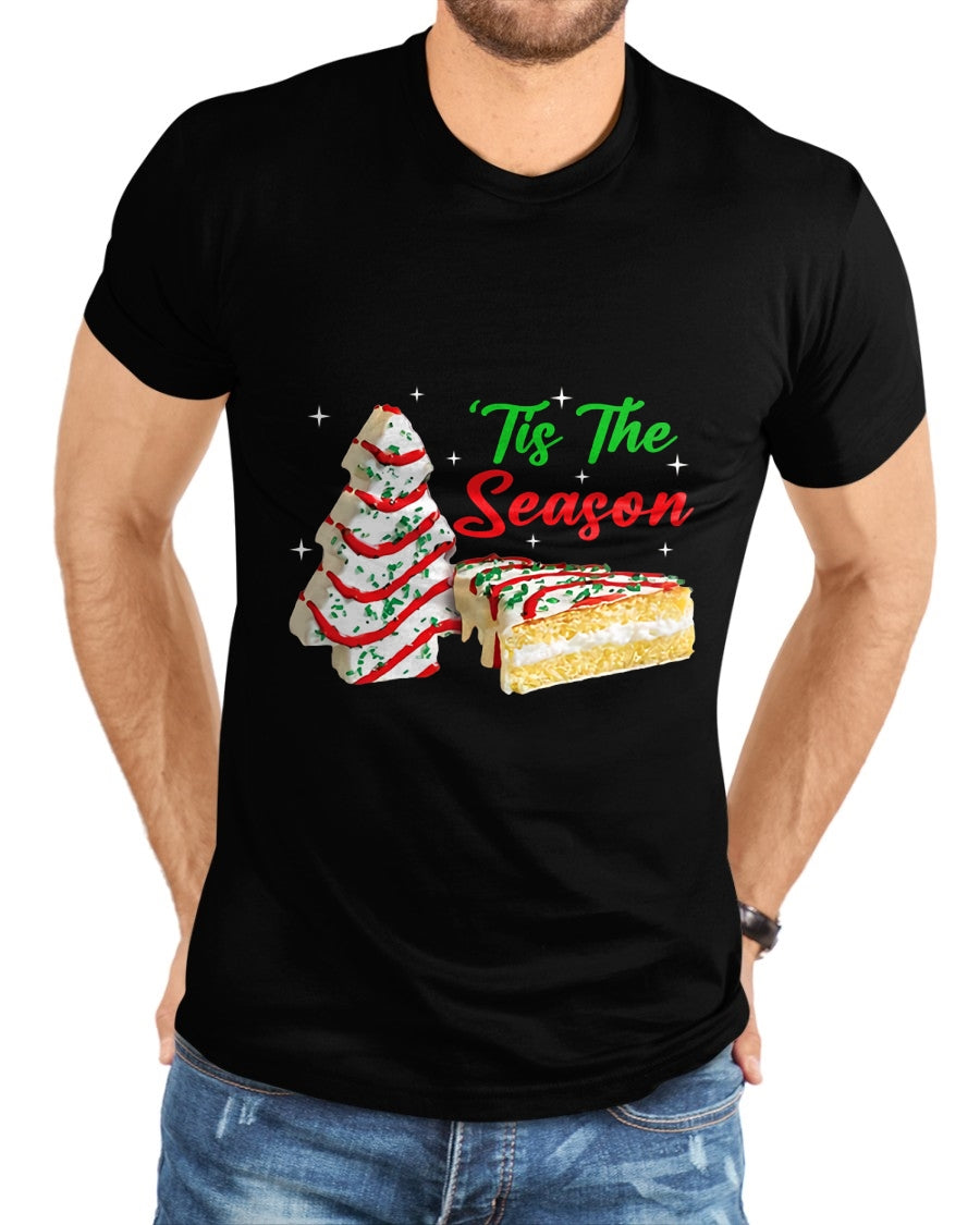 Funny Tis The Season Design Christmas Tree Cakes Debbie T-Shirt - Christmas Unisex T-Shirt/Hoodie/Sweatshirt - ZON00