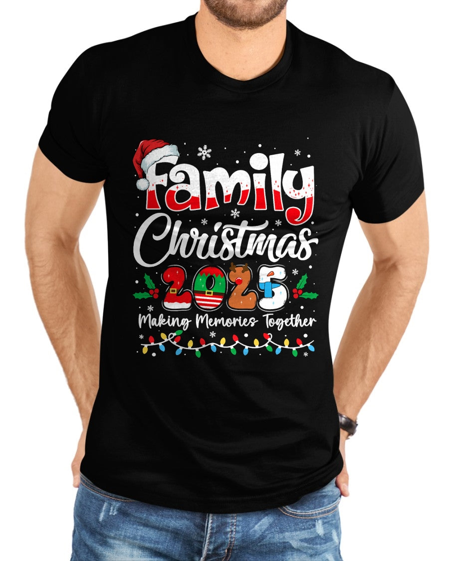 Family Christmas 2025 Matching Outfit Xmas Squad Santa T-Shirt - Christmas Unisex T-Shirt/Hoodie/Sweatshirt - ZON00