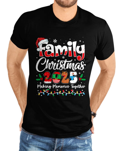 Family Christmas 2025 Matching Outfit Xmas Squad Santa T-Shirt - Christmas Unisex T-Shirt/Hoodie/Sweatshirt - ZON00