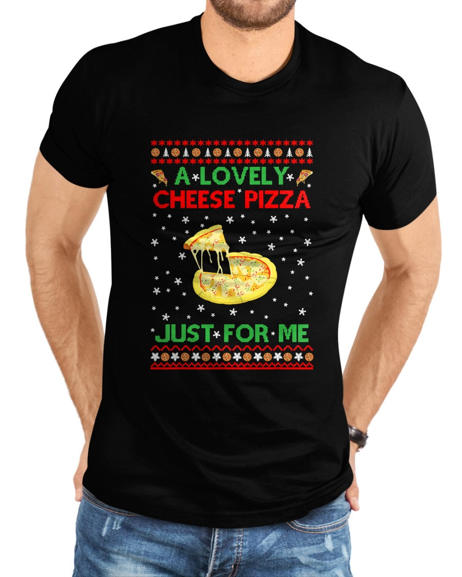 A Lovely Cheese Pizza Shirt Alone Funny Kevin X-Mas Home T-Shirt - Christmas Unisex T-Shirt/Hoodie/Sweatshirt - ZON00